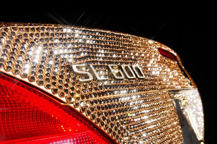 Mercedes Benz SL600 Studded with Swarovski Crystals