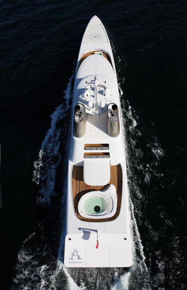 philippe starck yacht. Philippe Starck Megayacht “A”