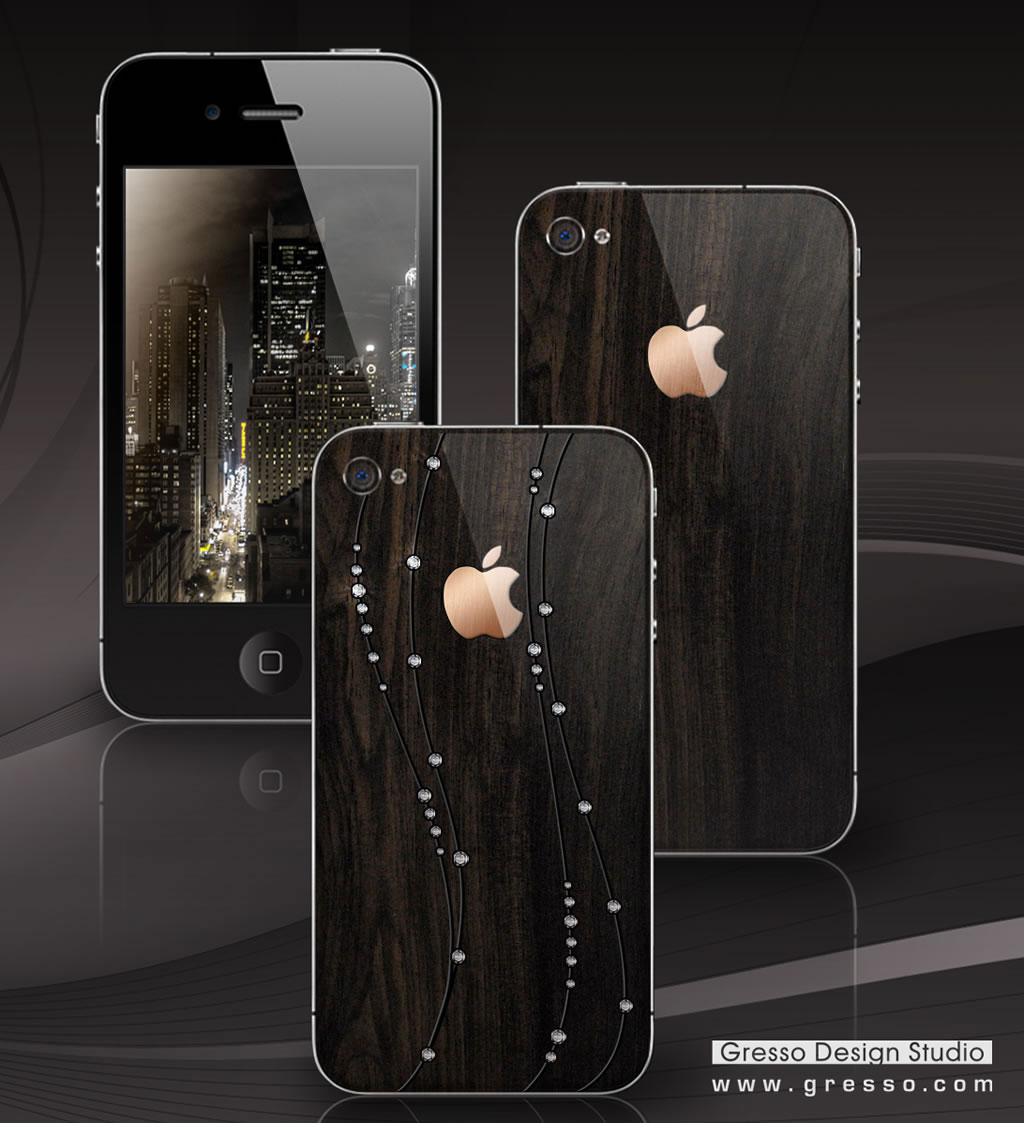 iPhone 4 in African Blackwood from Gresso