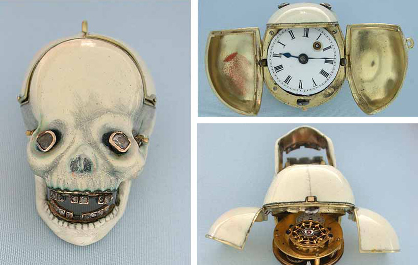 1810 Skull Pocket Watch