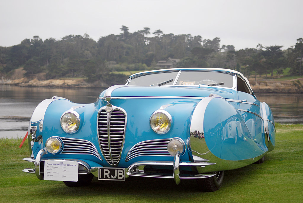 As curvaceous as its owner this 1949 Delahaye Type 175 S Roadster is going