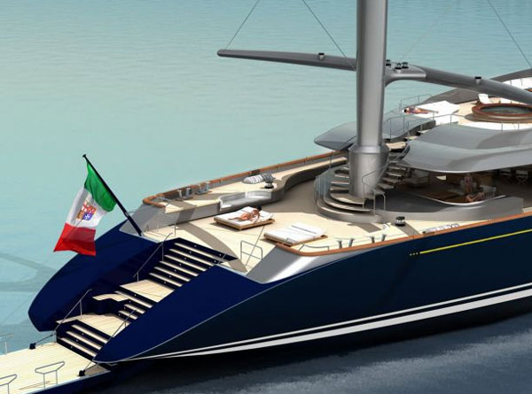 Perini Navi's New Luxury Sailing Superyacht