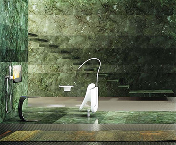 Allos Bathtub - Clear Glass Bathtubs by Glass Idromassaggio