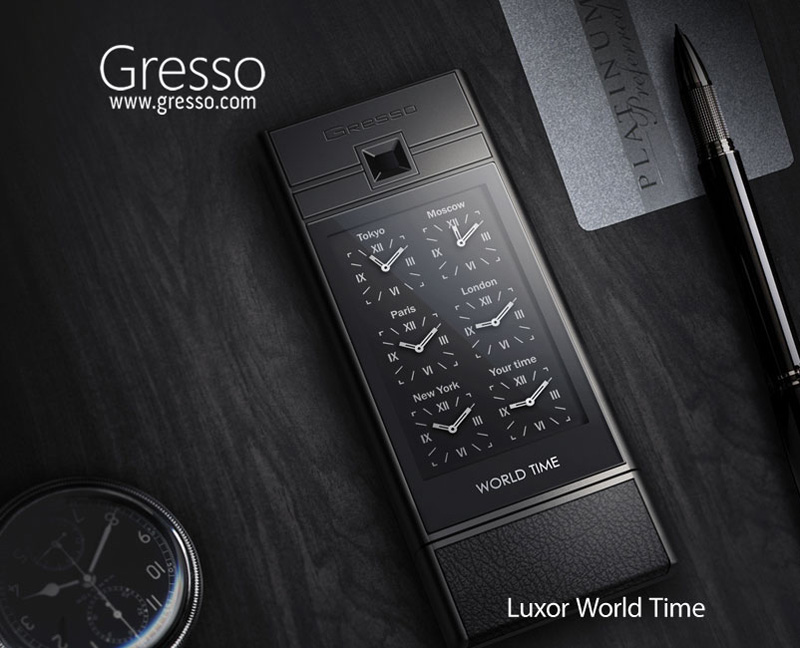 Gresso Luxor World Time Luxury Phone