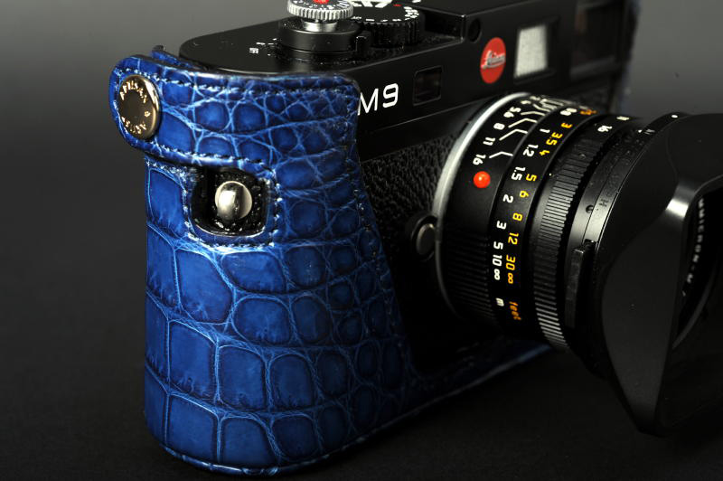 Limited Edition The Leica M9 Nile Crocodile Leather Half Case