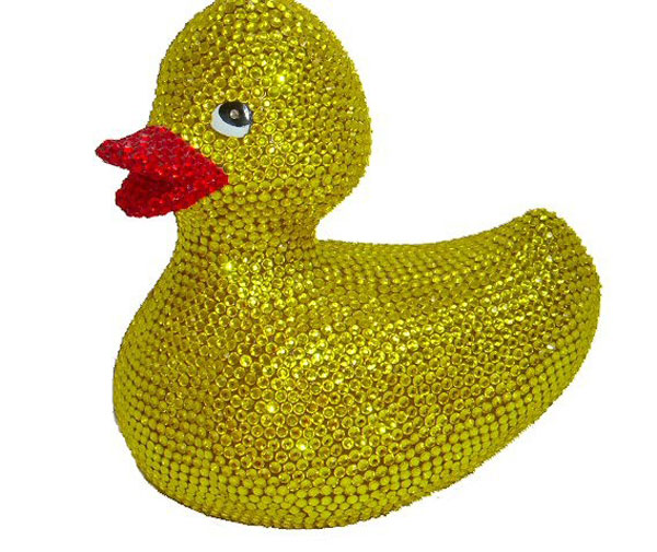 Swarovski-studded Rubber Duck 