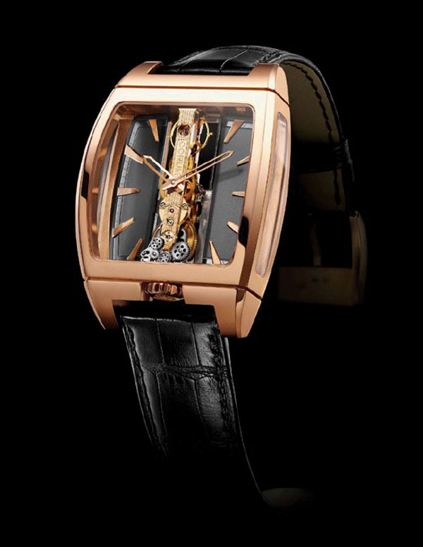Limited Edition Corum Golden Bridge Automatic Watch