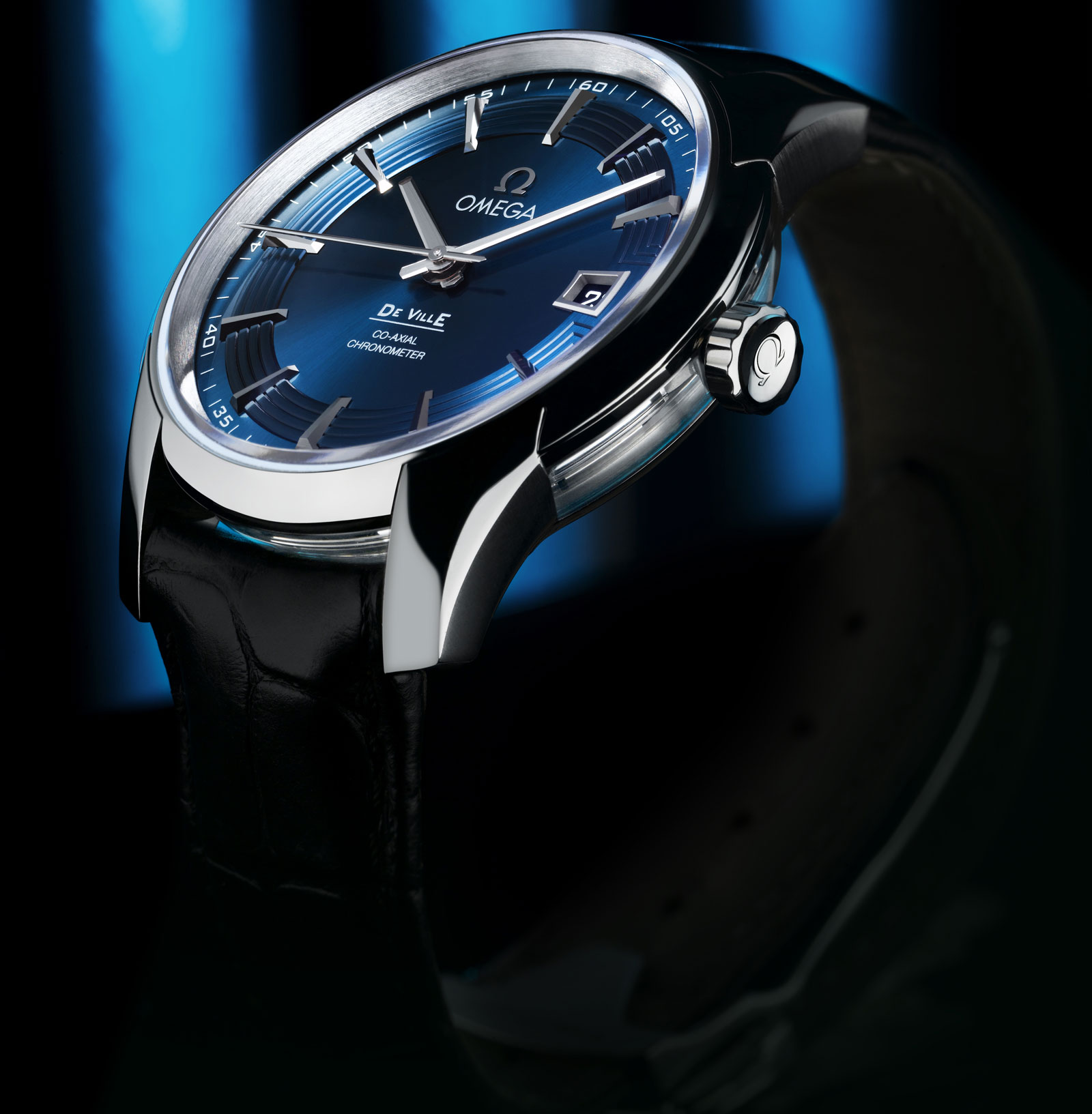 Omega Hour Vision Blue Watch