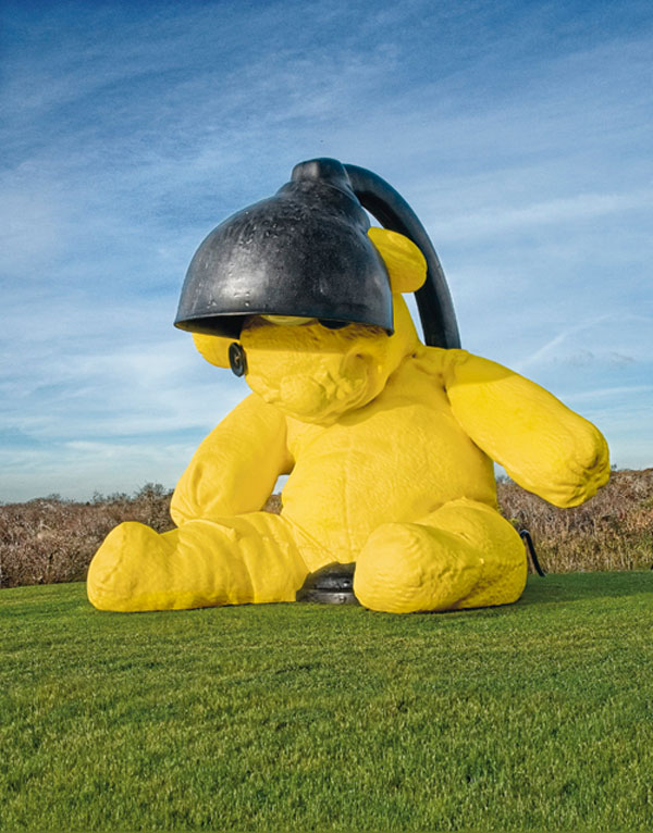 Giant Yellow Teddy Bear