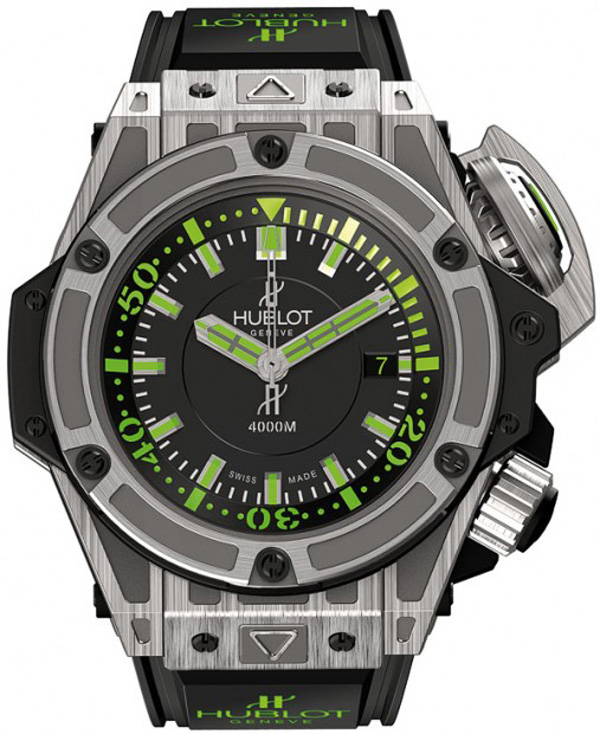 Limited Edition Hublot King Power Diver 4000m Titanium Watch