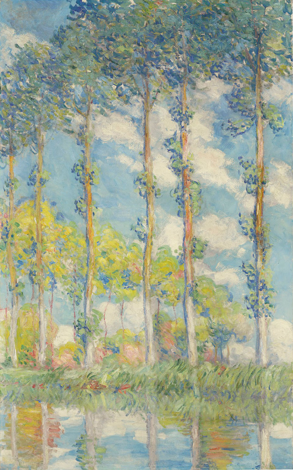 Les Peupliers by Claude Monet