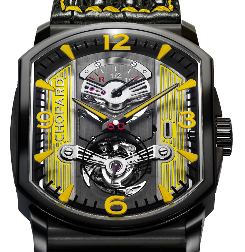 Chopard L.U.C Engine One Tourbillon in Black and Yellow for Only Watch 2011 Auction 