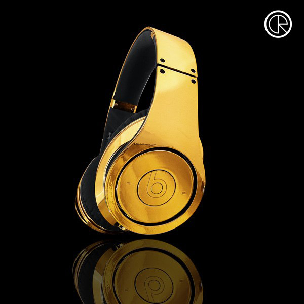 24ct Gold Plated Dr Dre Beats Studio Headphones By Crystal Rocked
