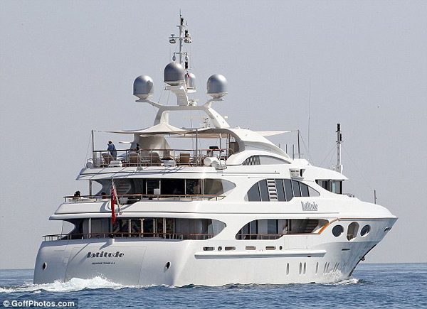 Italian luxury yacht Latitude