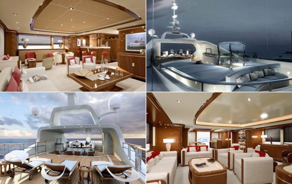 Italian luxury yacht Latitude