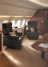 Airbus ACJ318 Corporate Jet Cabin
