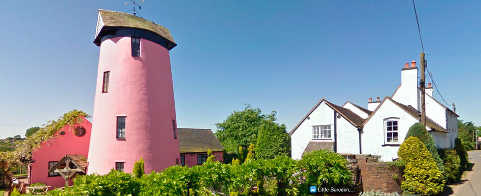 The Windmill at Saredon Converted to a Family Residence