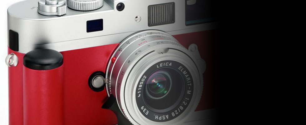Leica M9-P silver red leather set limited edition camera