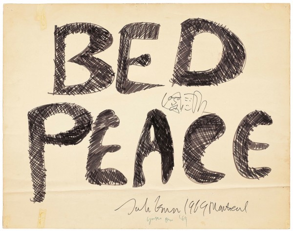 BED PEACE executed by John Lennon