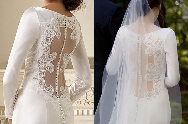 Carolina Herrera with Bella Swan's Twilight Wedding Dress