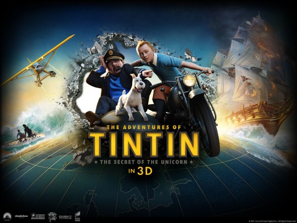 The Adventures of Tintin 3D Movie Poster