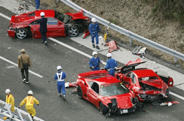 The World's Most Expensive Car Crash