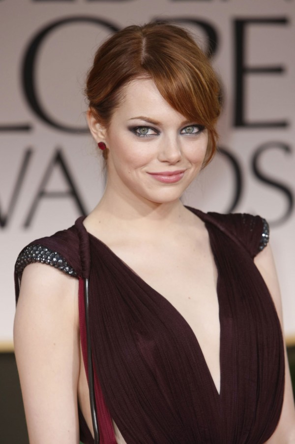 Emma Stone at Golden Globe Awards