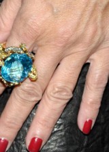 Real Housewife Jill Zarin Shows off her Elizabeth Taylor $19,000 Zohrab Ring