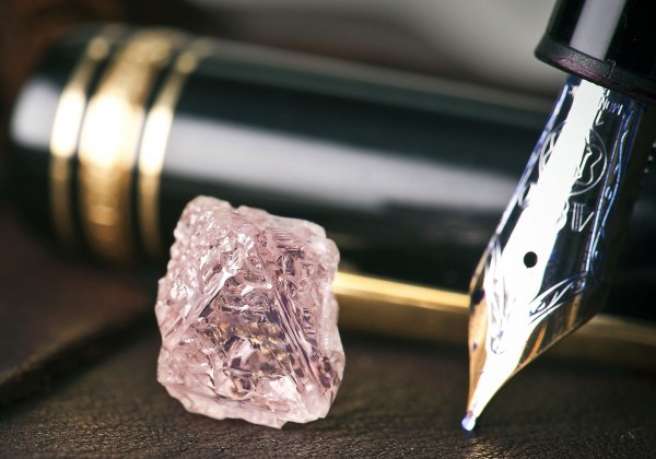 An Argyle Pink Jubilee diamond found by mining giant Rio Tinto is being cut and polished in Perth