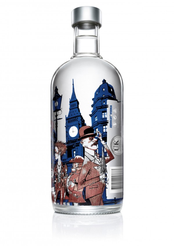 Absolut London Vodka by Jamie Hewlett