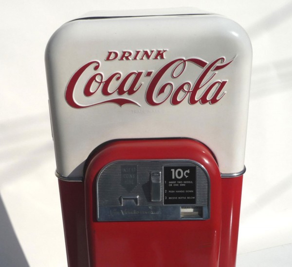 Coca Cola Vendo 44 Soda Machine in Original Paint