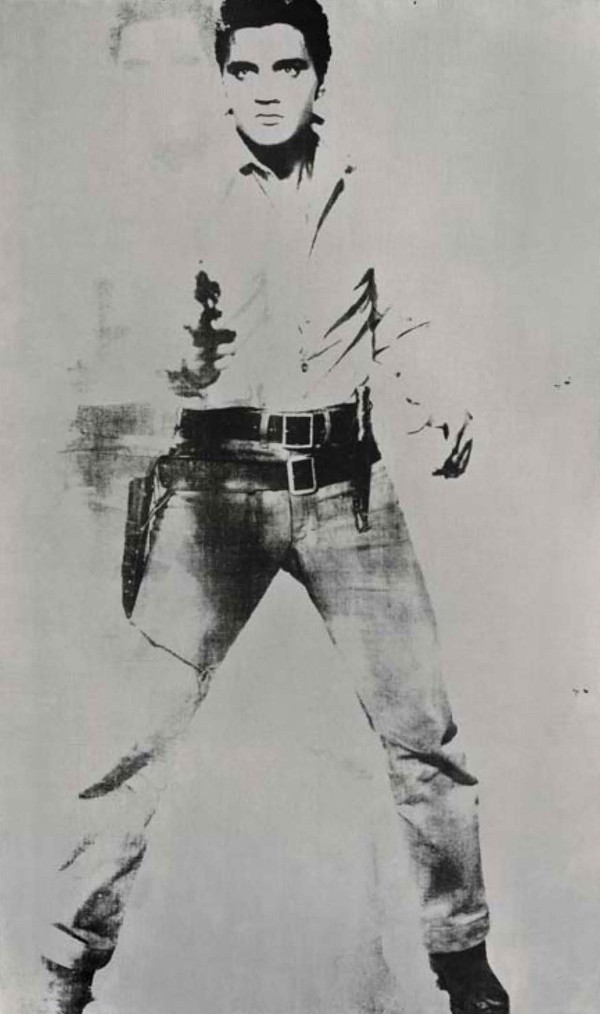 Andy Warhol’s portrait of Elvis Presley depicted as a cowboy
