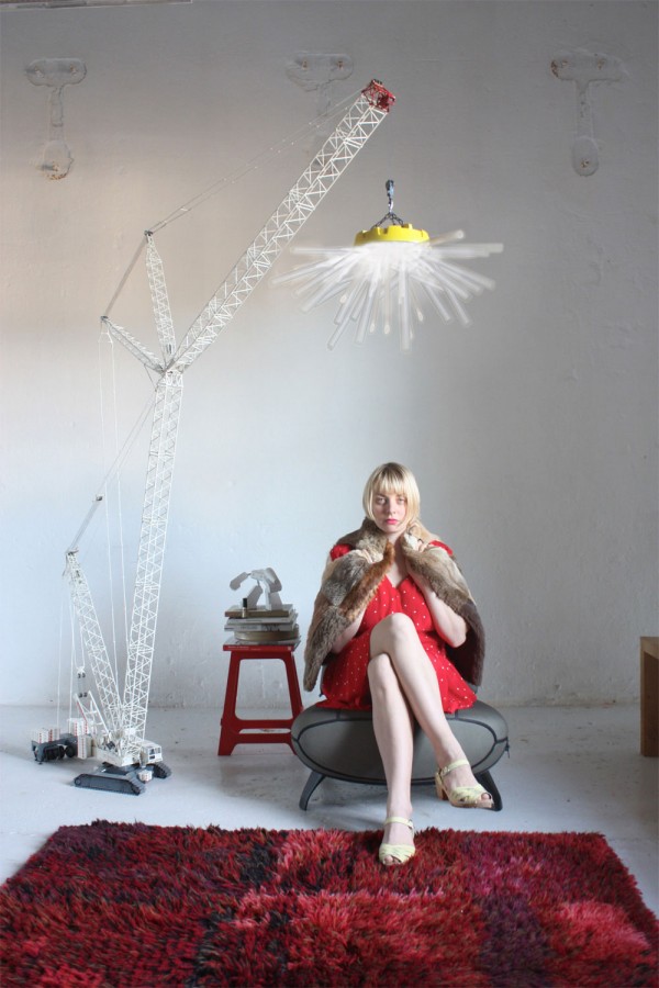Crane Lamp by Charlie Davidson
