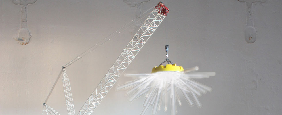 Crane Lamp by Charlie Davidson