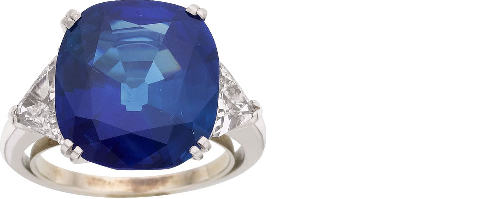Kashmir Sapphire Ring