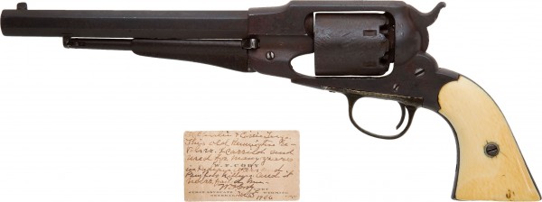 Buffalo Bill Cody acquired the Civil War-issue Remington New Model Army .44 percussion revolver