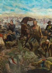 Custer's Last Rally, 1881, John Mulvany ‘s epic 11 x 20 foot oil painting