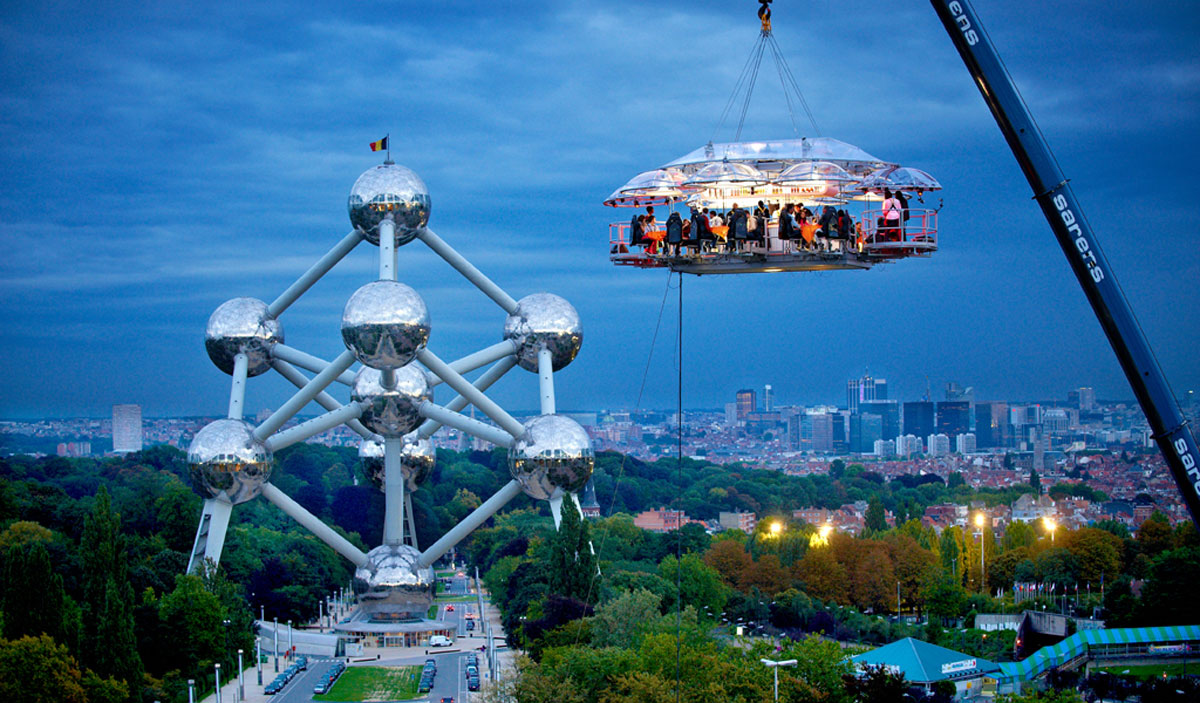 Dinner in the Sky to Feel Charm of High cuisine in ...