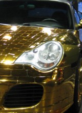 Gold Plated Porsche 996 Turbo Cabriolet on Sale for $61,000