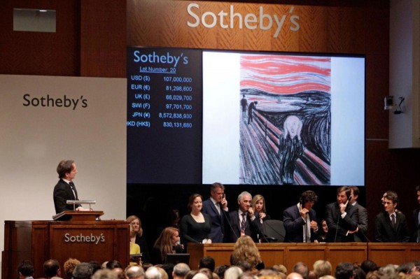 Edvard Munchs The Scream Artwork Sells for Record $119.9 million