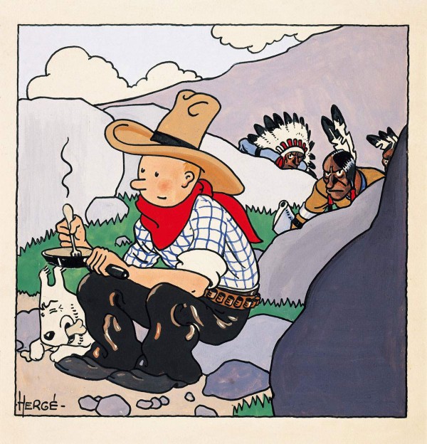 1932's Tintin in America Cover 