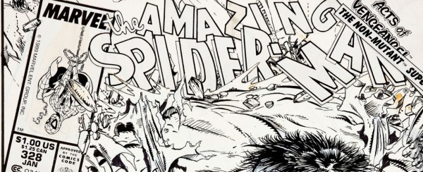 Todd McFarlane's original art for The Amazing Spider-Man #328