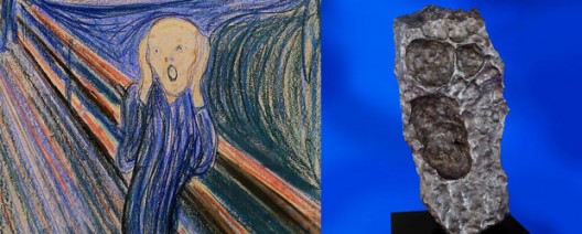 Meteorite Evoking Edvard Munch’s Screan at Auction