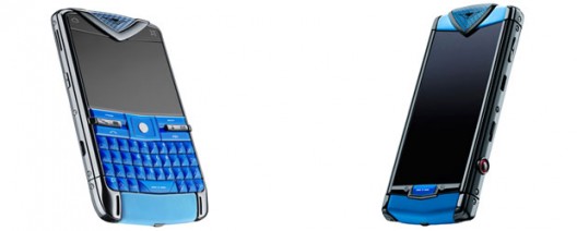 Vertu and Lapo Elkann’s Italia Independent Limited Edition Magical Blue Phones