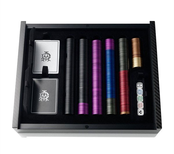 Carbon Fiber Poker Set by Alfred Dunhill