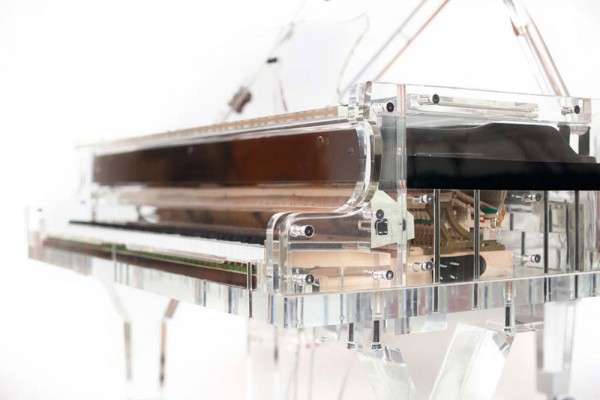Transparent Crystal Grand Piano