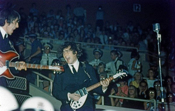 Unpublished colour photographs of The Beatles during their first tour of the US
