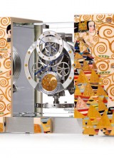 Jaeger-LeCoulter Atmos Marqueterie pays tribute to Gustav Klimt