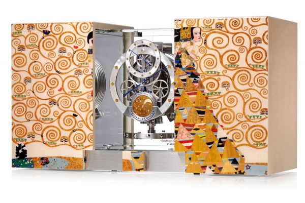 Jaeger-LeCoulter Atmos Marqueterie pays tribute to Gustav Klimt