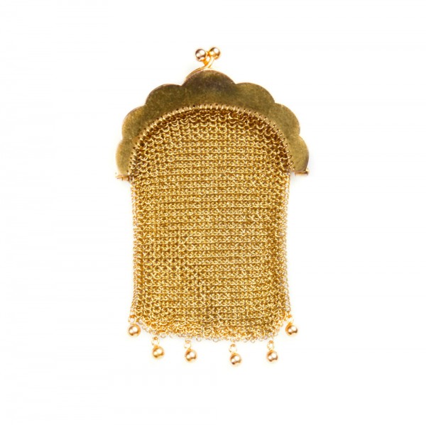 Antique Victorian Gold Change Purse from the Suzanne Mounts Collection